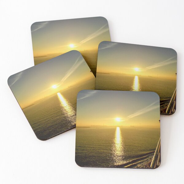 Item preview, Sunrise at the Port of Zeebrugge designed and sold by ArtworkNorth.