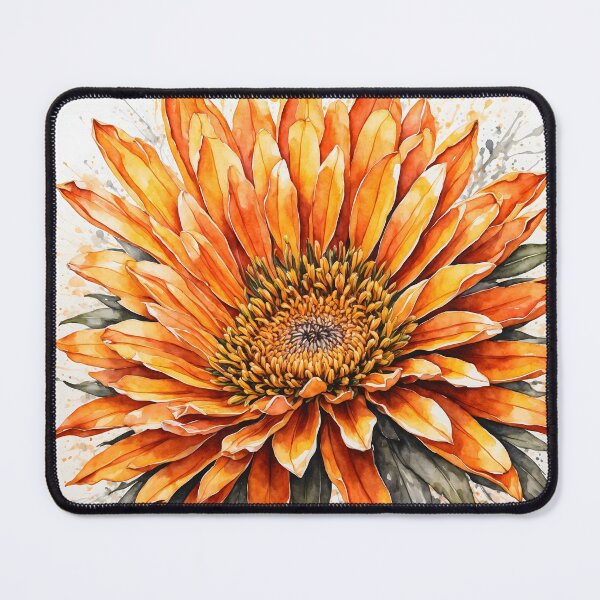 Item preview, Gazania Flower Watercolor Painting designed and sold by RawNaturePrints.