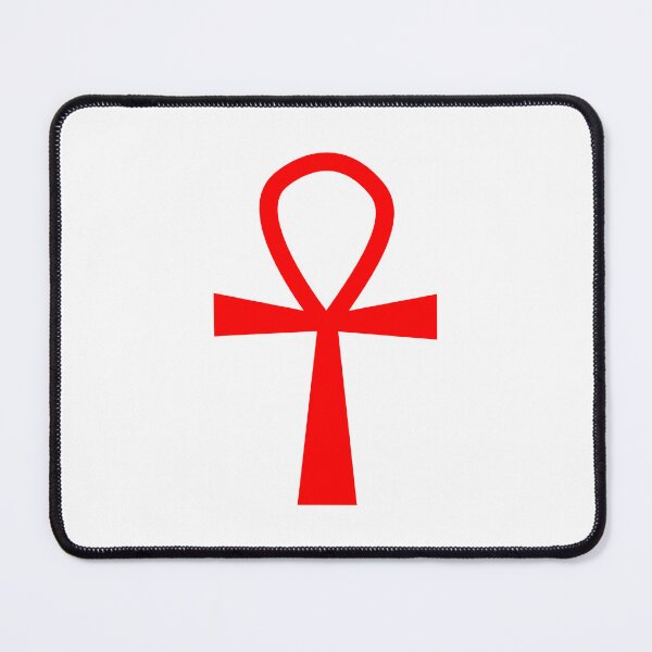 Item preview, Red Ankh Symbol Minimalist Silhouette Graphic designed and sold by pattern-archive.