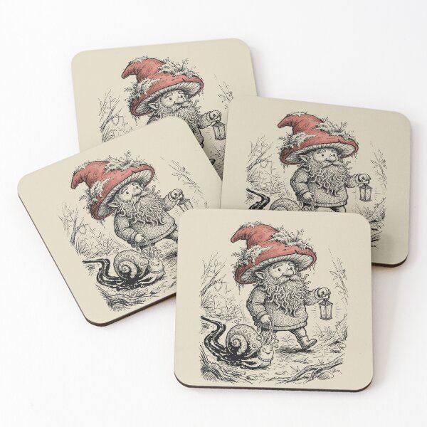Item preview, Bramble Cap Gnome with Living Beard - Whimsical Cottagecore designed and sold by bapupa.