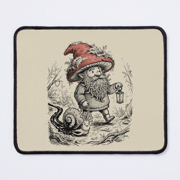 Item preview, Bramble Cap Gnome with Living Beard - Whimsical Cottagecore designed and sold by bapupa.
