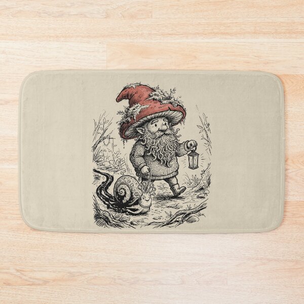 Item preview, Bramble Cap Gnome with Living Beard - Whimsical Cottagecore designed and sold by bapupa.
