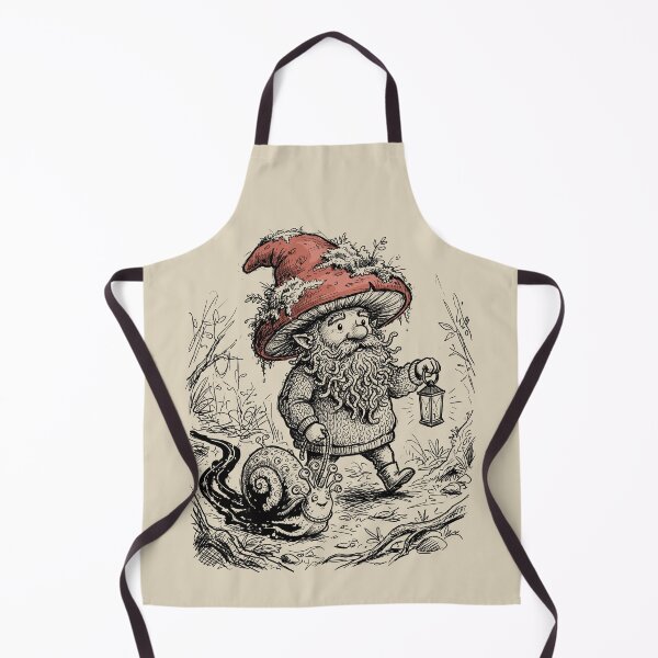 Item preview, Bramble Cap Gnome with Living Beard - Whimsical Cottagecore designed and sold by bapupa.