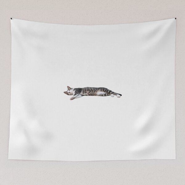 Item preview, Relaxed Tabby Cat Stretched Out designed and sold by catshop222.