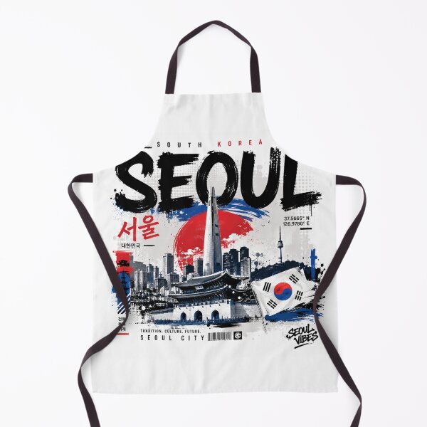 Item preview, Seoul Streetwear Vibes – Urban Korea Graphic designed and sold by Countries&Cities Shop.