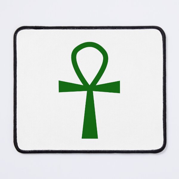 Item preview, Dark Green Ankh Symbol Minimalist Silhouette Graphic designed and sold by pattern-archive.