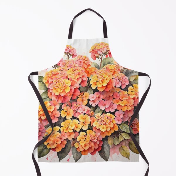 Item preview, Lantana Flower Watercolor Painting designed and sold by RawNaturePrints.
