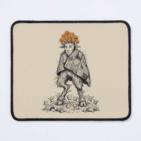 Item preview, Rooted Elder Satyr with Fungal Crown - Whimsical Cottagecore designed and sold by bapupa.