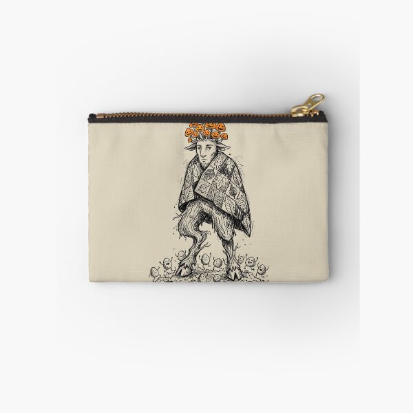 Item preview, Rooted Elder Satyr with Fungal Crown - Whimsical Cottagecore designed and sold by bapupa.
