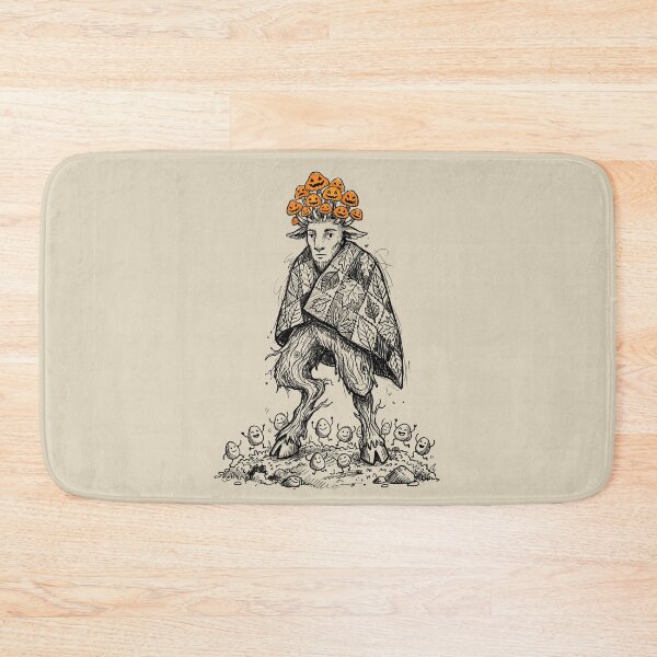 Item preview, Rooted Elder Satyr with Fungal Crown - Whimsical Cottagecore designed and sold by bapupa.