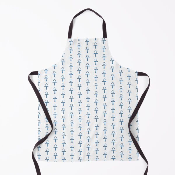 Item preview, Steel Blue Ankh Symbol Minimalist Silhouette Graphic designed and sold by pattern-archive.