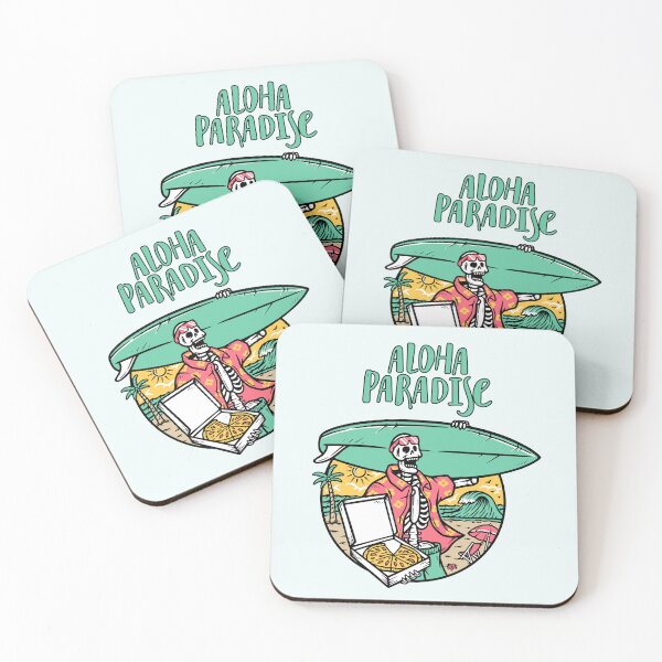 Item preview, Aloha Paradise Beach Pizza and Surfboard designed and sold by FanFest.