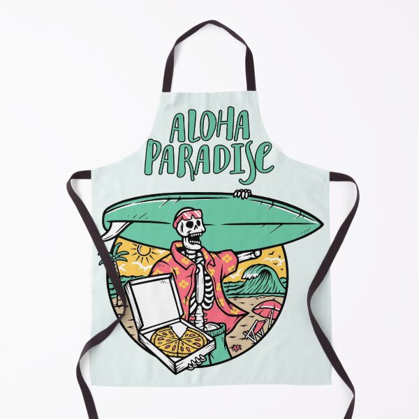 Item preview, Aloha Paradise Beach Pizza and Surfboard designed and sold by FanFest.