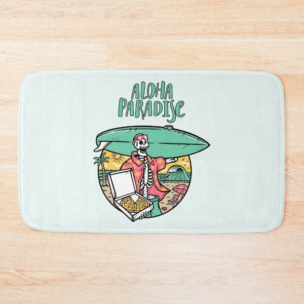 Item preview, Aloha Paradise Beach Pizza and Surfboard designed and sold by FanFest.