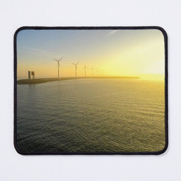 Item preview, Sunrise at the Port of Zeebrugge designed and sold by ArtworkNorth.