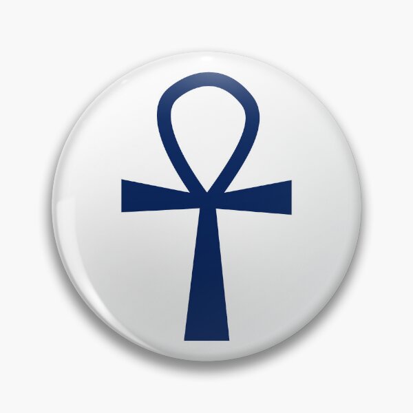 Item preview, Navy Blue Ankh designed and sold by pattern-archive.