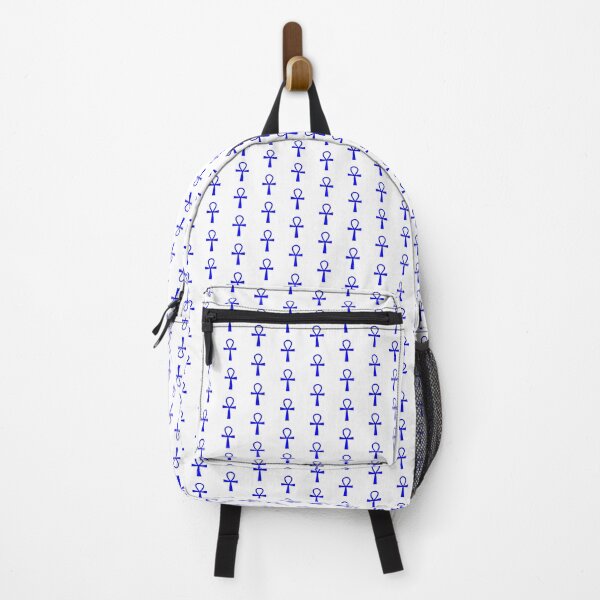Item preview, Blue Ankh Symbol Minimalist Silhouette Graphic designed and sold by pattern-archive.