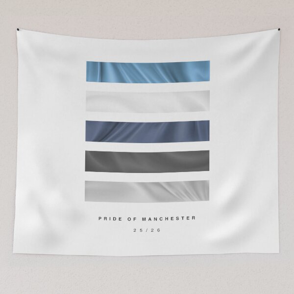 Item preview, ‘Pride of Manchester’ 25/26 Football Kit Hue Palette - Blue & White designed and sold by The Colourful Game.