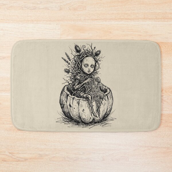 Item preview, Thistle Sprite with a Porcelain Doll Face - Whimsical Cottagecore designed and sold by bapupa.