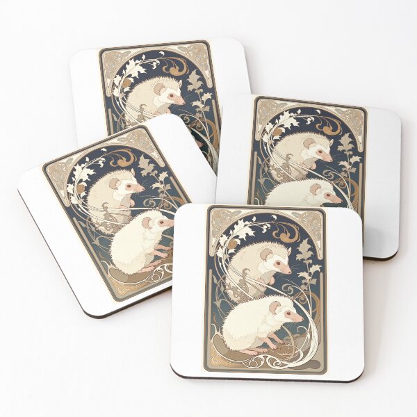 Item preview, Erizos Art Nouveau designed and sold by CharmingFlowers.