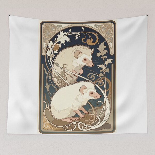 Item preview, Erizos Art Nouveau designed and sold by CharmingFlowers.