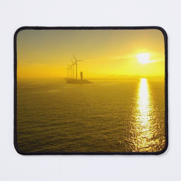 Item preview, Sunrise at the Port of Zeebrugge designed and sold by ArtworkNorth.