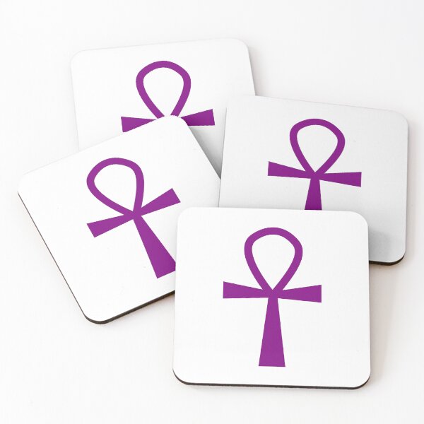 Item preview, Purple Ankh Symbol Minimalist Silhouette Graphic designed and sold by pattern-archive.