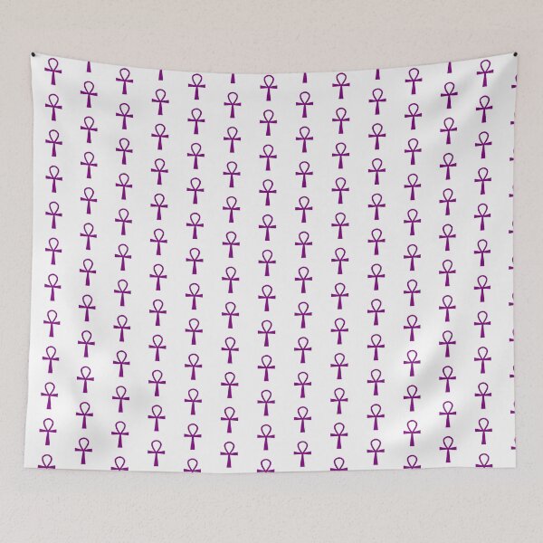 Item preview, Purple Ankh Symbol Minimalist Silhouette Graphic designed and sold by pattern-archive.