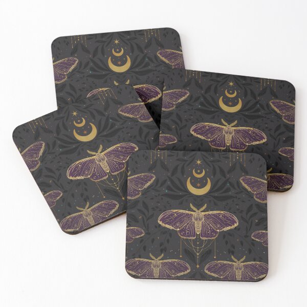 Item preview, Whimsigoth Celestial Moth Moon Pattern designed and sold by Little Wimbly.