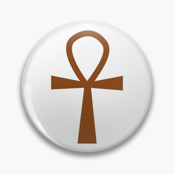 Item preview, Brown Ankh Symbol Minimalist Silhouette Graphic designed and sold by pattern-archive.