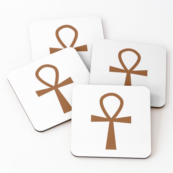 Item preview, Brown Ankh Symbol Minimalist Silhouette Graphic designed and sold by pattern-archive.