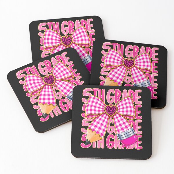 Item preview, 5Th Grade Girl Bow Coquette Pink Back To School Classroom designed and sold by Apparel-Vortex.