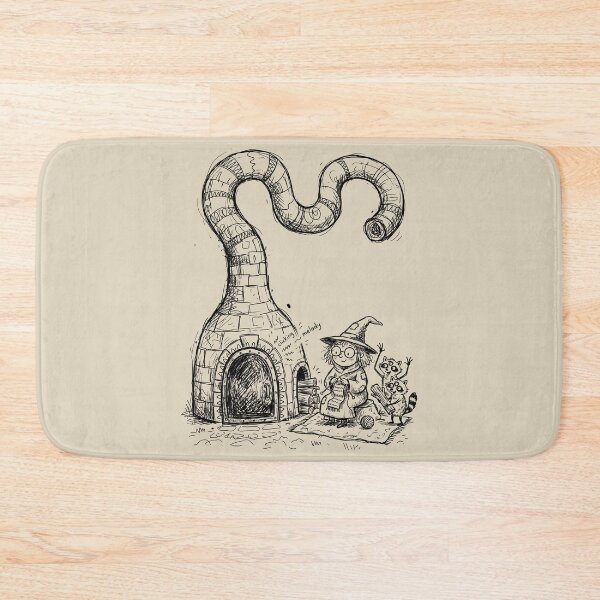 Item preview, Serpentine Ceramic Stove Warming Forest Witch - Witchy Vibes designed and sold by bapupa.
