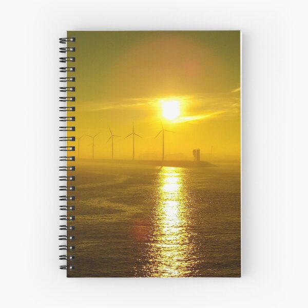 Item preview, Sunrise at the Port of Zeebrugge designed and sold by ArtworkNorth.