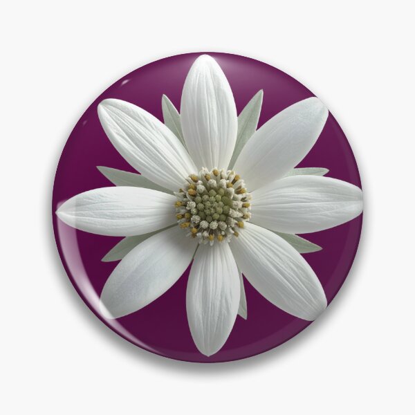 Item preview, Moody Deep Plum White Daisy Floral Pattern designed and sold by ​Jyoti Digital Artist.
