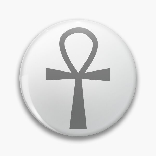 Item preview, Gray Ankh Symbol Minimalist Silhouette Graphic designed and sold by pattern-archive.