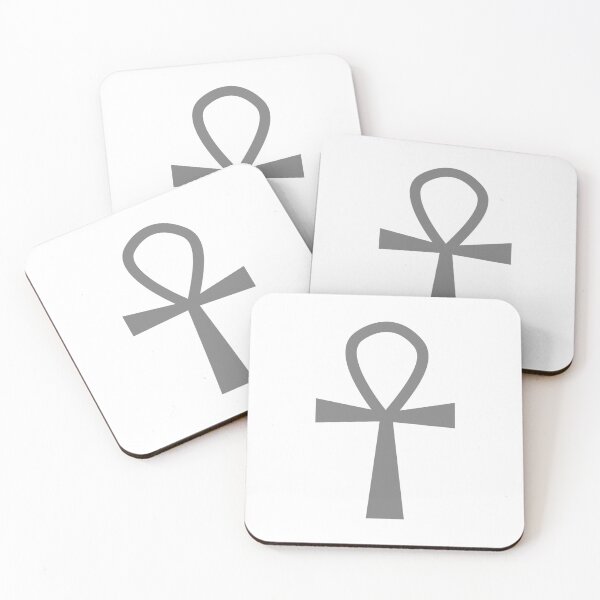 Item preview, Gray Ankh Symbol Minimalist Silhouette Graphic designed and sold by pattern-archive.
