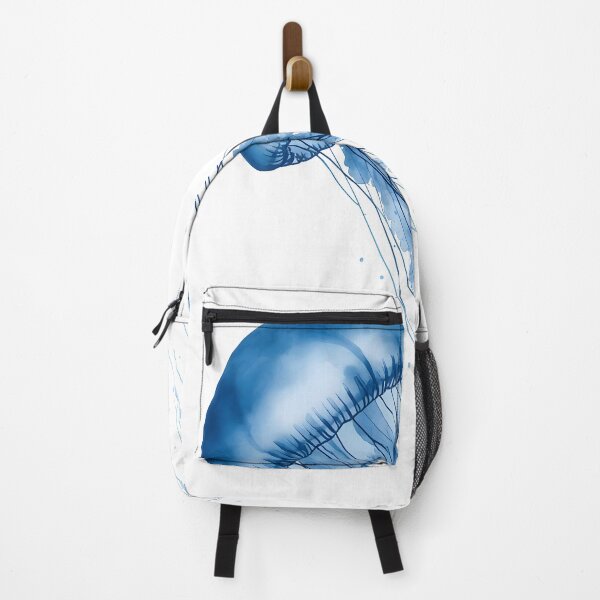 Item preview, Blue Jellyfish Watercolor Painting designed and sold by RawNaturePrints.