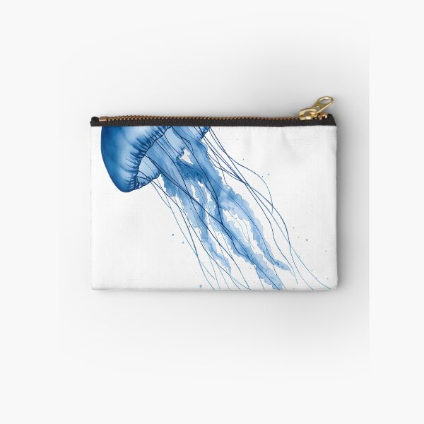 Item preview, Blue Jellyfish Watercolor Painting designed and sold by RawNaturePrints.