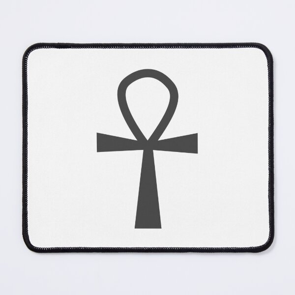 Item preview, Dark Gray Ankh Symbol Minimalist Silhouette Graphic designed and sold by pattern-archive.