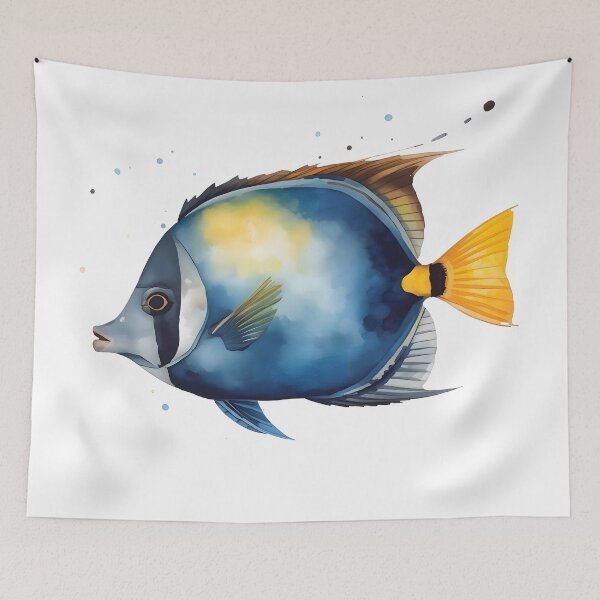 Item preview, Tropical Fish Watercolor Painting designed and sold by RawNaturePrints.