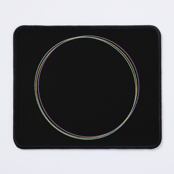 Item preview, Triple Circle Frame Sticker in Pastel Green Orange Purple designed and sold by ubborn.