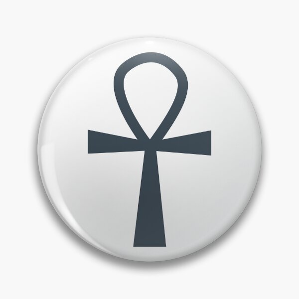 Item preview, Charcoal Ankh Symbol Minimalist Silhouette Graphic designed and sold by pattern-archive.