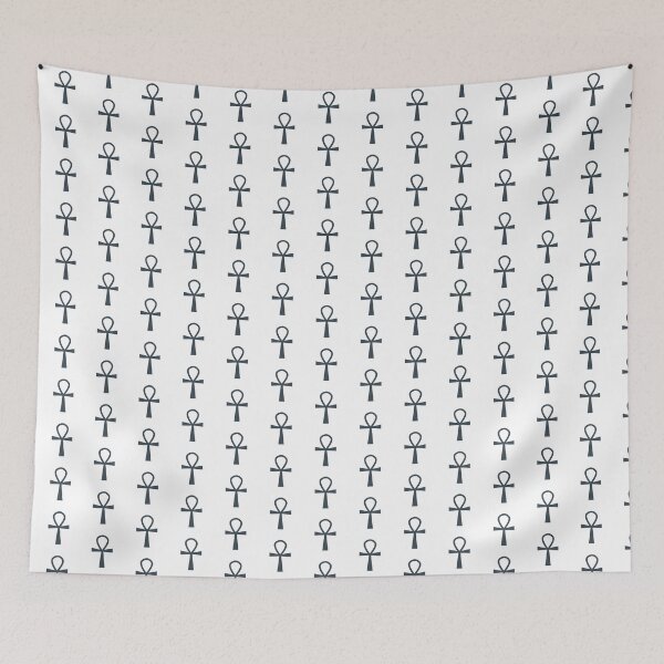 Item preview, Charcoal Ankh Symbol Minimalist Silhouette Graphic designed and sold by pattern-archive.