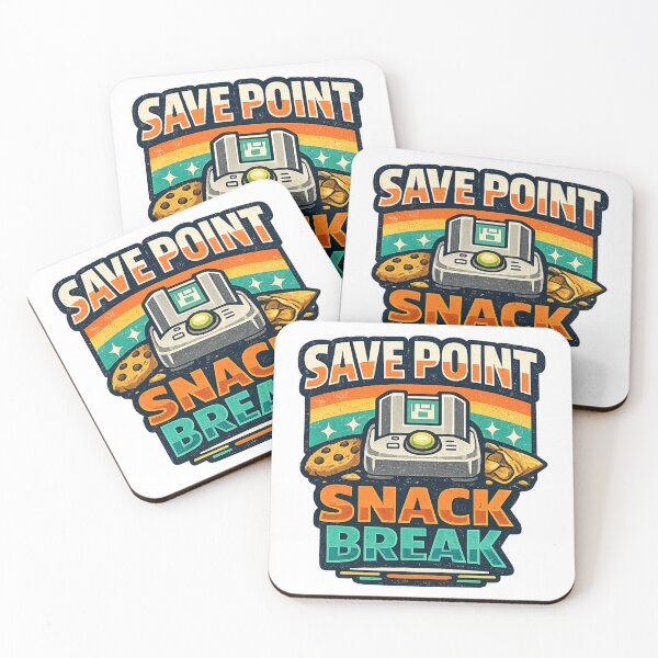 Item preview, Save Point Snack Break Funny Retro Gamer Design designed and sold by GiftLore Studio.