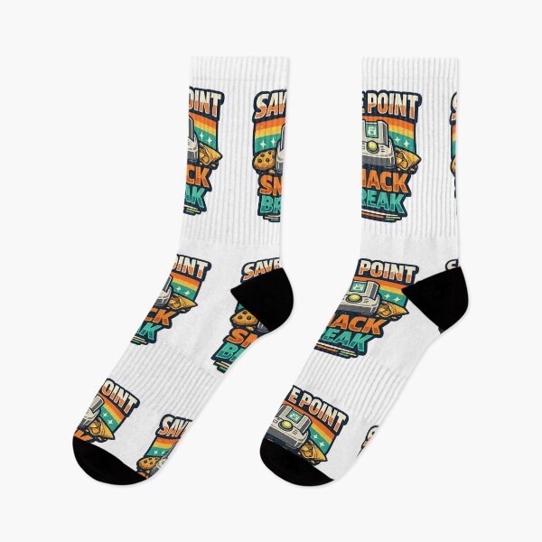 Item preview, Save Point Snack Break Funny Retro Gamer Design designed and sold by GiftLore Studio.
