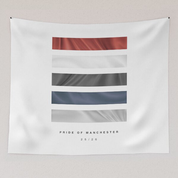 Item preview, ‘Pride of Manchester’ 25/26 Football Kit Hue Palette - Red & White designed and sold by The Colourful Game.