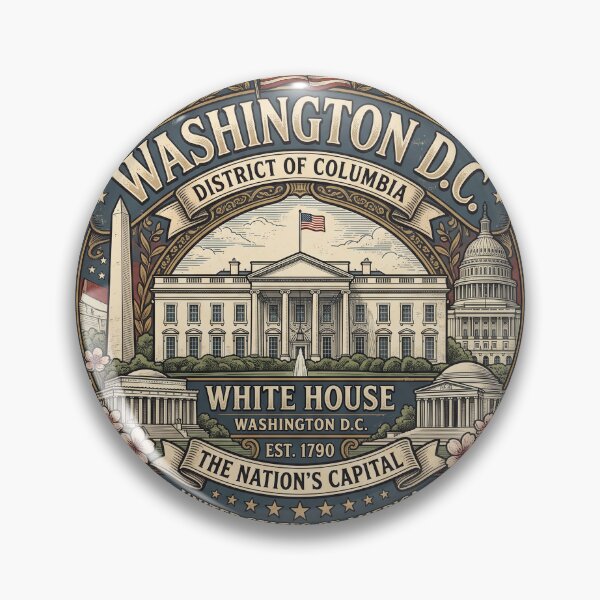 Item preview, wasinghton, capitol usa, white house designed and sold by Hephaestus's Forge.