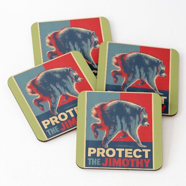 Item preview, Retro Protect The Jimothy Raccoon designed and sold by melodycook.