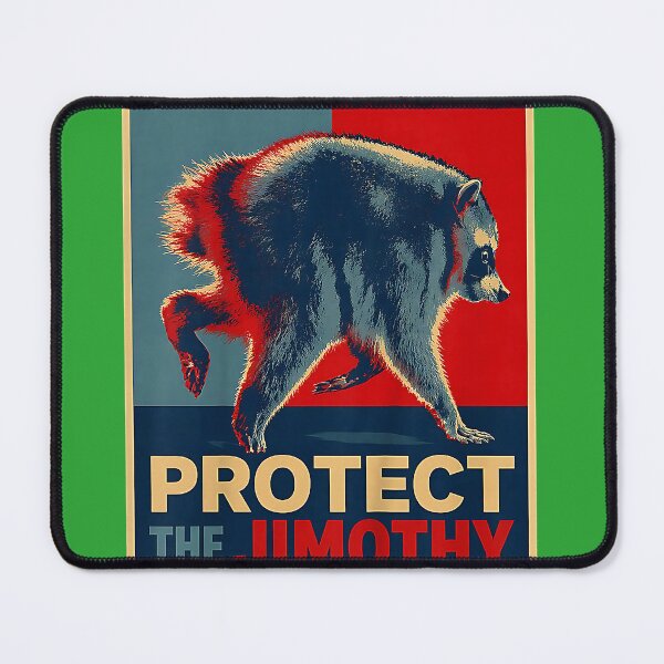 Item preview, Retro Protect The Jimothy Raccoon designed and sold by melodycook.